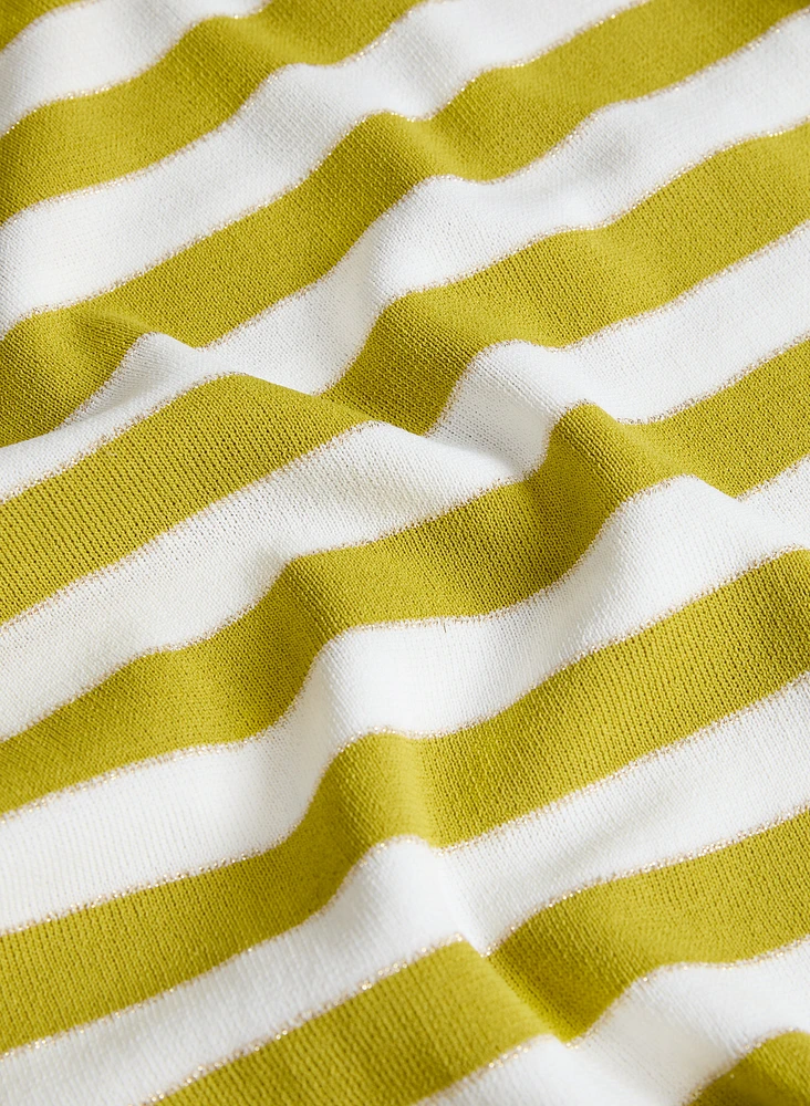 Stripe Knit Pullover