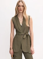 Long Belted Vest