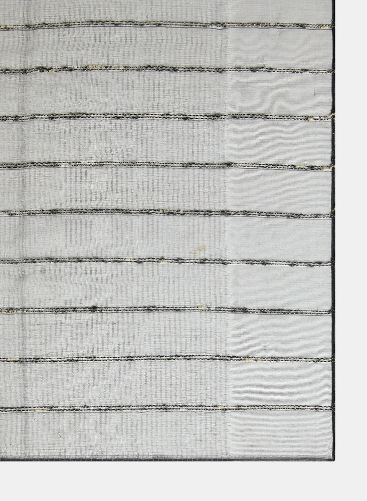 Metallic Stripe Scarf