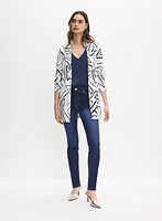 Joseph Ribkoff - Blazer à col cranté motif abstrait