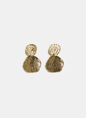 Metal Shell Earrings