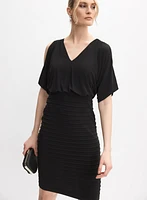 Adrianna Papell - Split Sleeve Blouson Dress