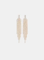 Cubic Zirconia Chandelier Earrings