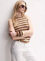 Stripe Knit Tank Top