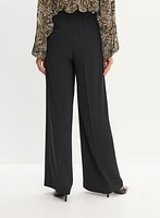 Wide Leg Pintuck Pants