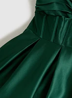 Satin Corset Gown