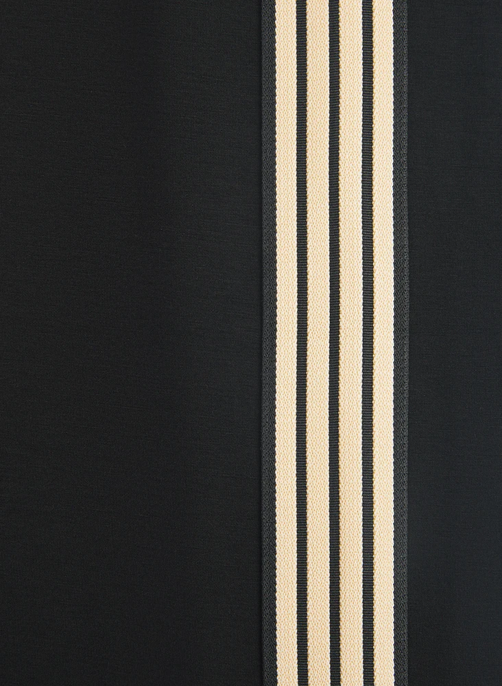 Contrast Striped Trim Pants
