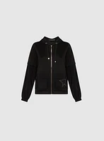 Star Detail Hooded Jacket