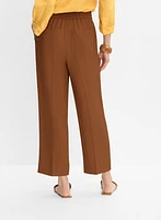 Drawstring Pull-On Capris
