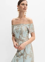 Robe à superposition en dentelle