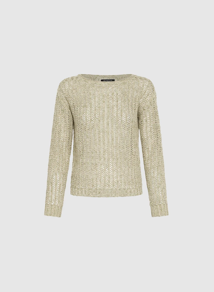 Open Knit Sweater