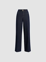 Wide Leg Denim Pants