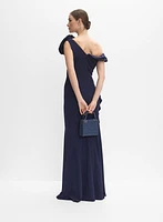 Asymmetrical Ruffle Dress