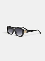 Lunettes de soleil rectangulaires
