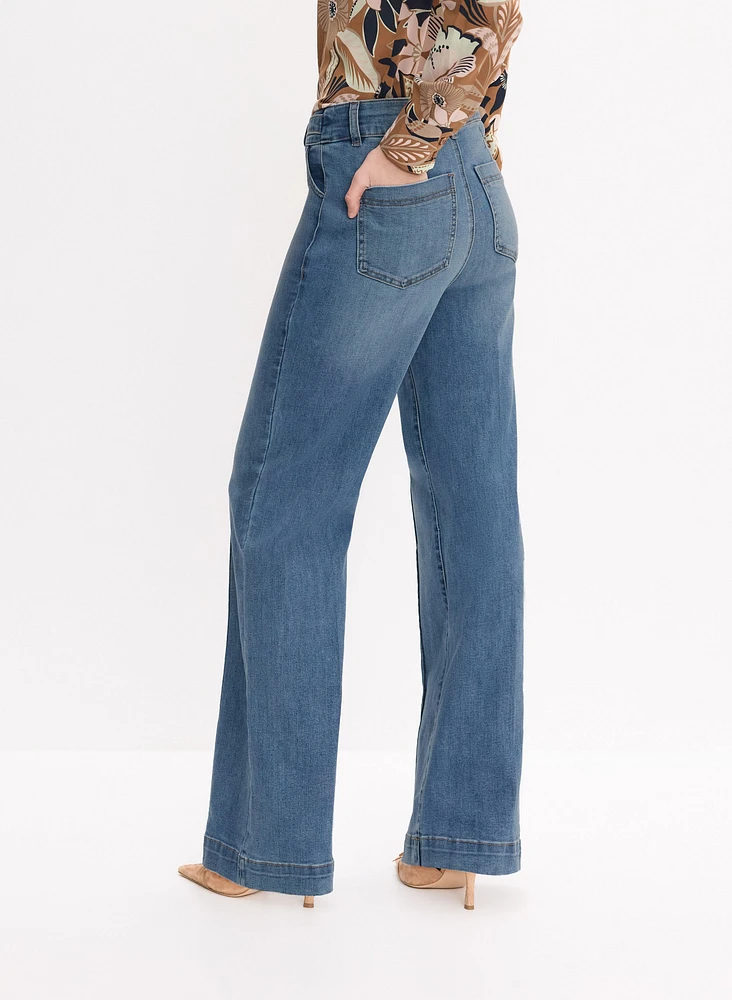 Chain Belt Jeans