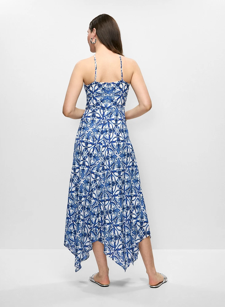 Robe à motif géométrique