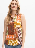 Floral Patchwork Blouse
