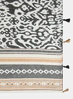 Foulard à motifs mixtes