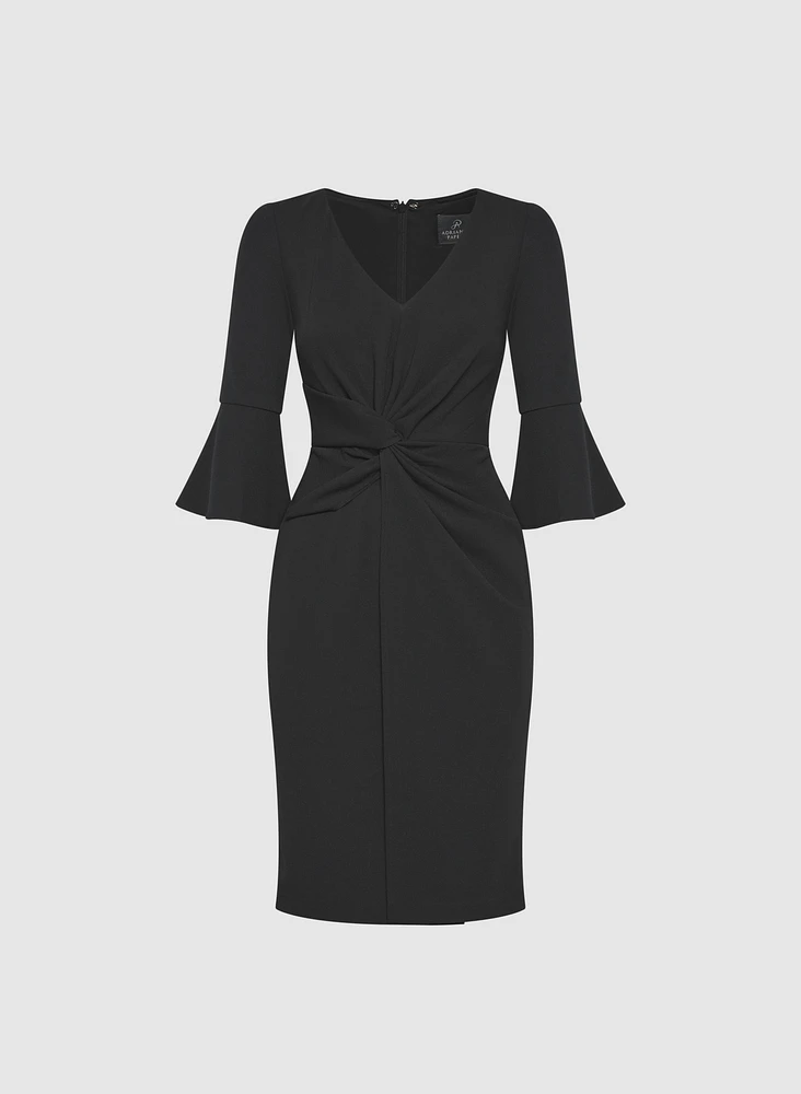Robe en jersey à manches cloche
