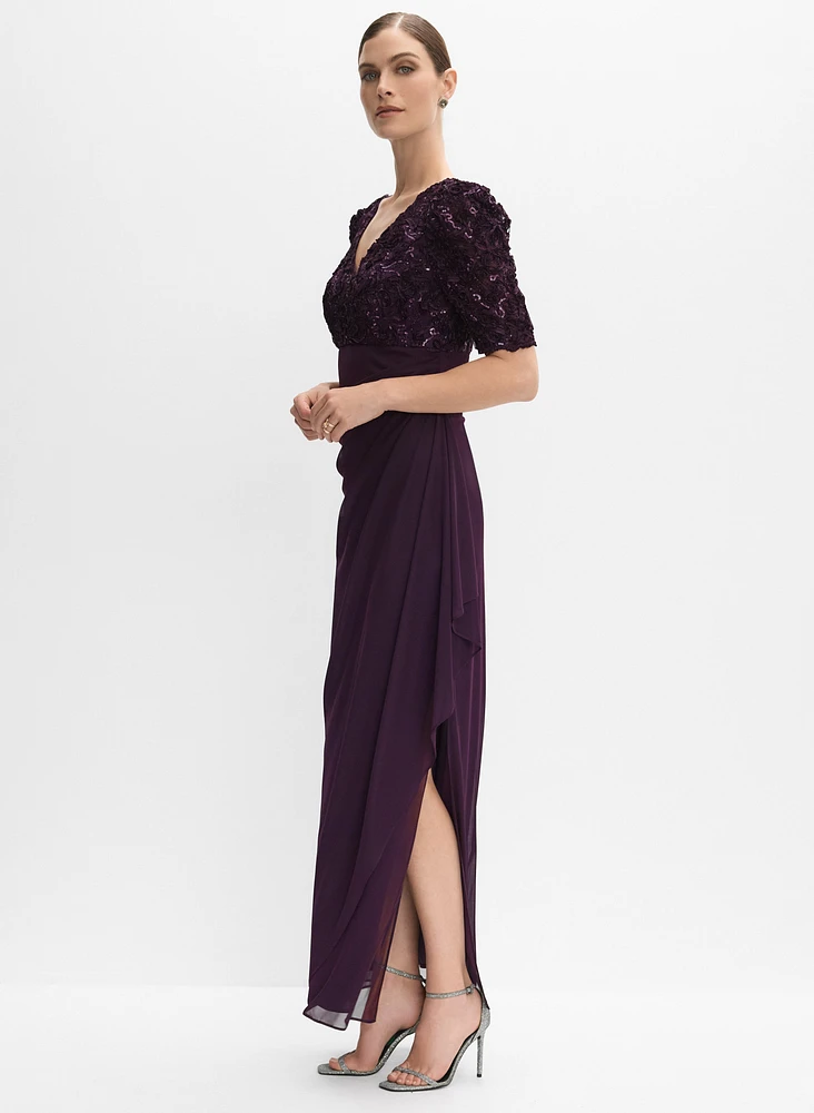 Soutache Embroidered Dress