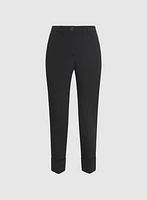 Cuffed Straight-Leg Pants