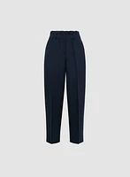 Pantalon écourté en lin