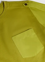 T-shirt à détail en satin