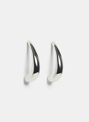 Boucles d'oreilles en J