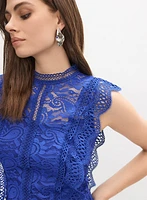 Frank Lyman - Floral Lace Pullover