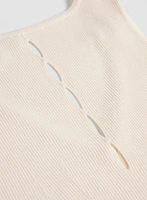 Débardeur en tricot avec ouverture arrière