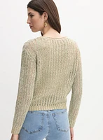 Open Knit Sweater
