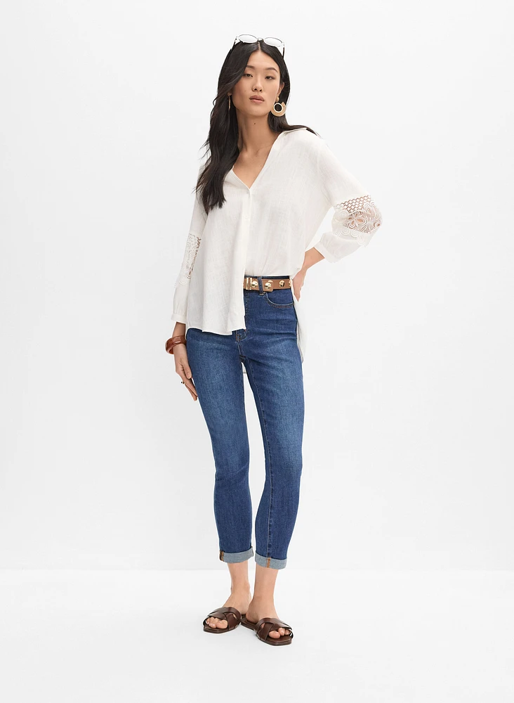 Rolled Cuff Jeans