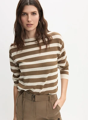 Pull à rayures
