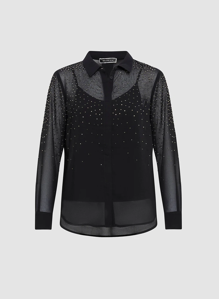 Stud Detail Blouse