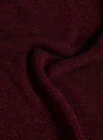 Pull à manches longues en tricot métallique