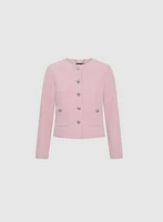 Short Collarless Jacket