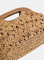 Straw Crochet Handbag