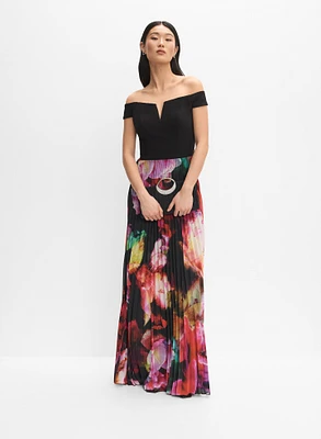 Robe maxi florale