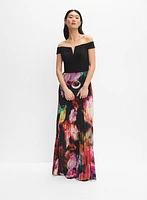 Robe maxi florale