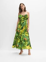 Tropical Chiffon Dress