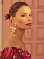Floral Mesh Earrings