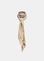 Foulard à motif mixte