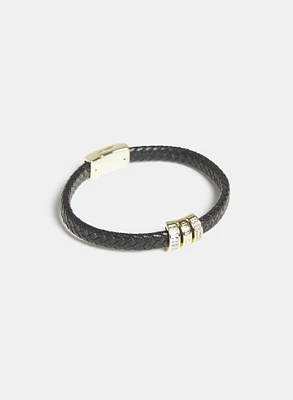 Braided Vegan Leather Bracelet