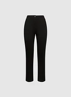 Pintuck Straight-Leg Pants