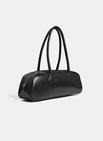 Vegan Leather Baguette Bag