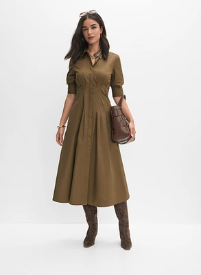 Cotton Shirt Dress