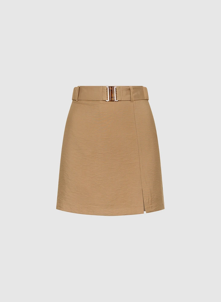 Jupe-short à ceinture