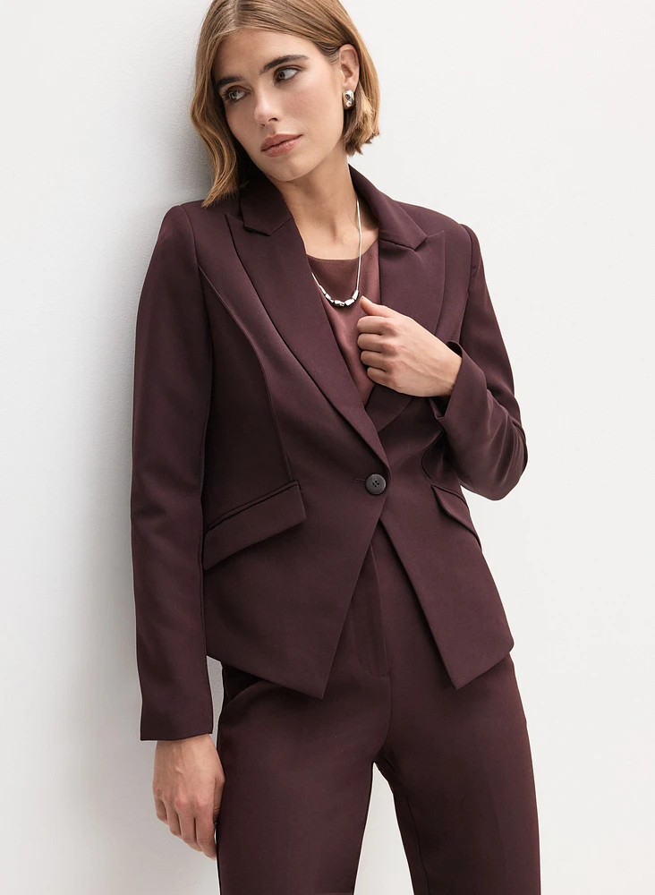 Veste à bouton unique