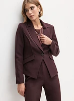 Veste à bouton unique