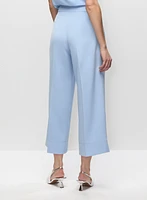 Pantalon habillé à ourlet large